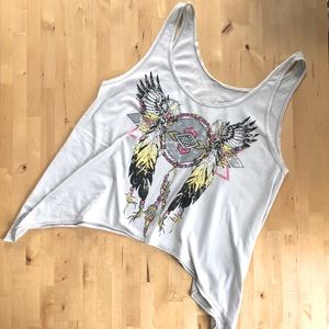 NWOT Funky Asymmetrical Tank-top